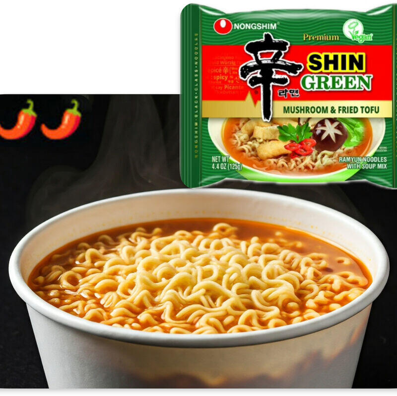 Shin Ramyun Green (Spicy Level:**)